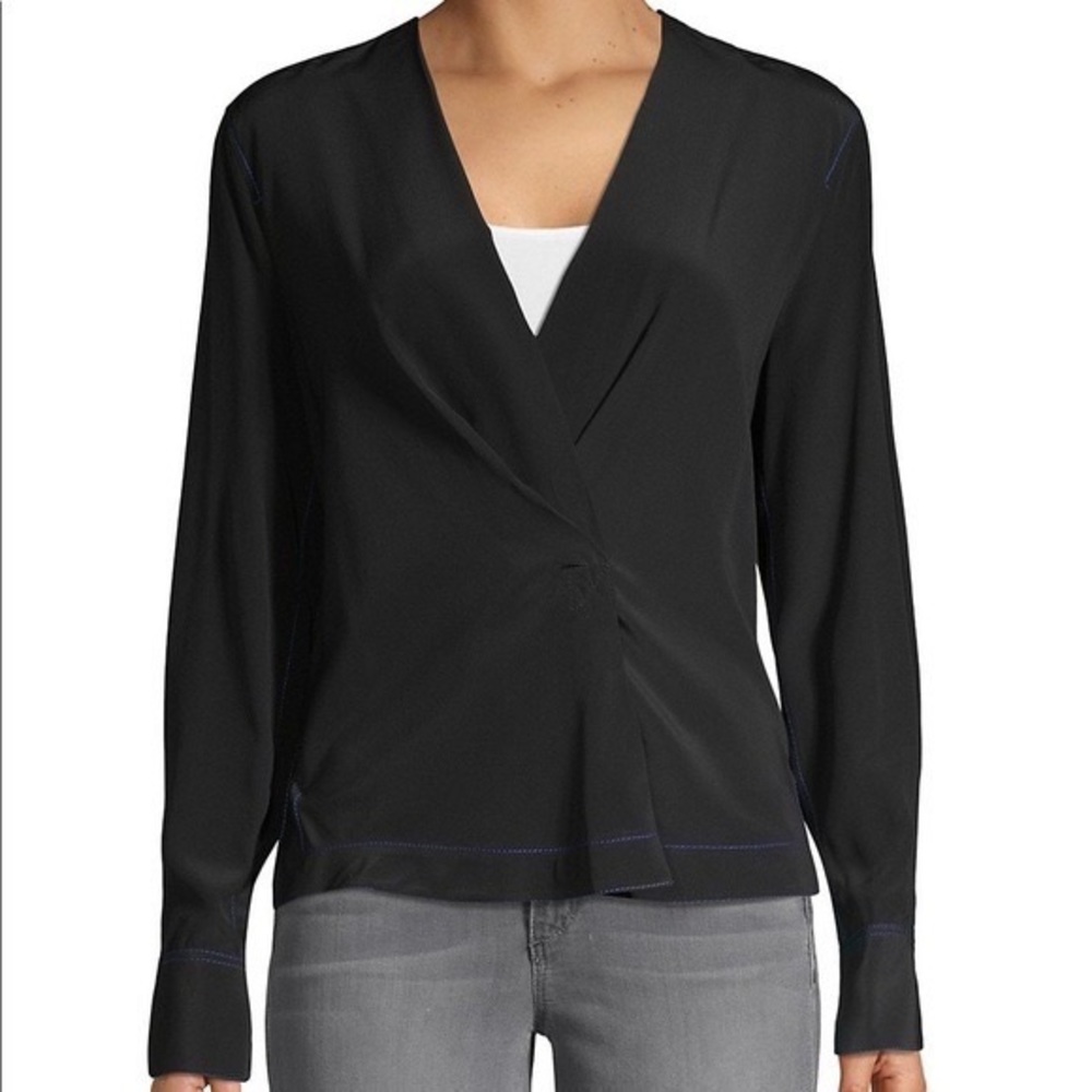 BNWT Rag & Bone Black Shields Top XXS